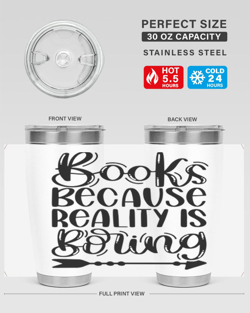 books because reality is boring 45#- reading- Tumbler