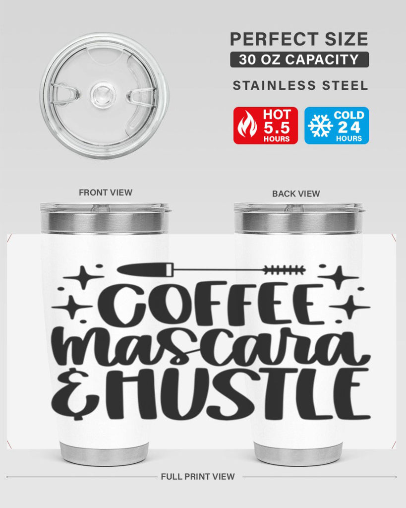 coffe mascara hustle 180#- coffee- Tumbler