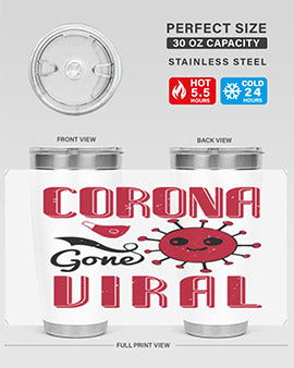 corona gone viral Style 15#- corona virus- Cotton Tank