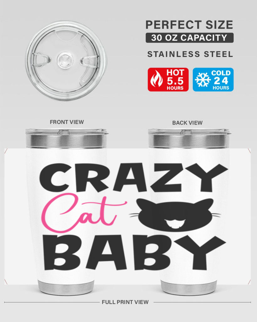 crazy cat baby Style 270#- baby- tumbler