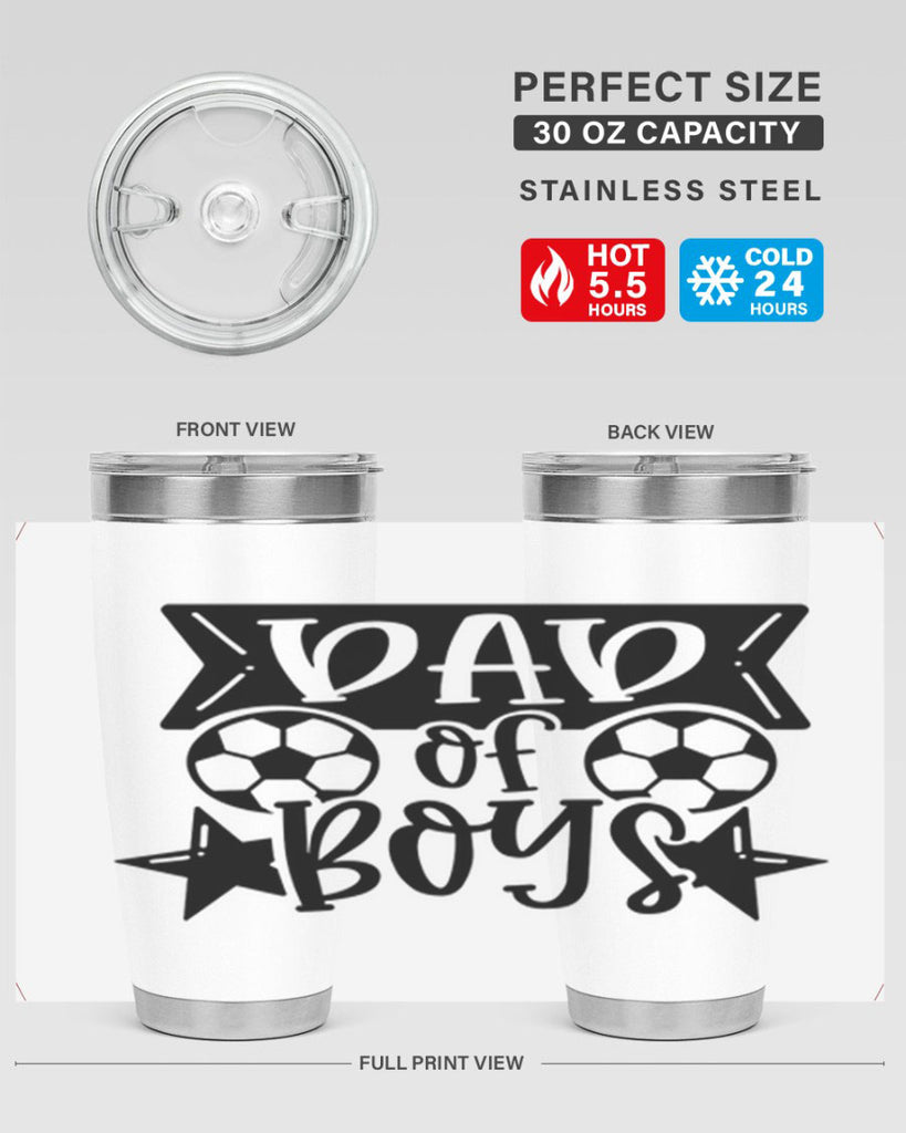 dad of boy 61#- fathers day- Tumbler