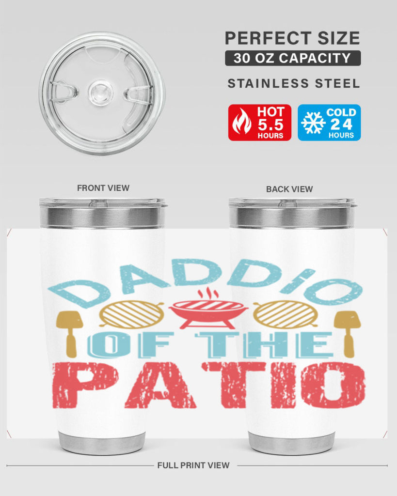 daddio of the patio 47#- bbq- Tumbler