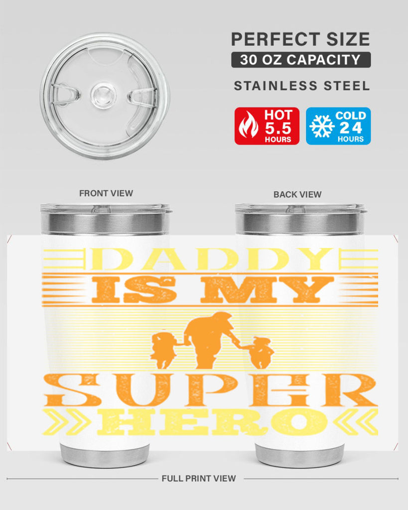 daddy is my super hero 241#- fathers day- Tumbler