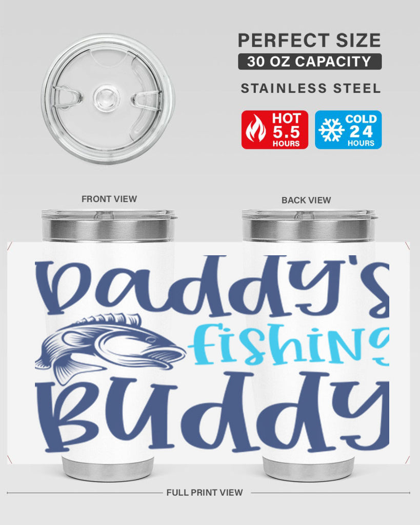 daddys fishing buddy 224#- fishing- Tumbler