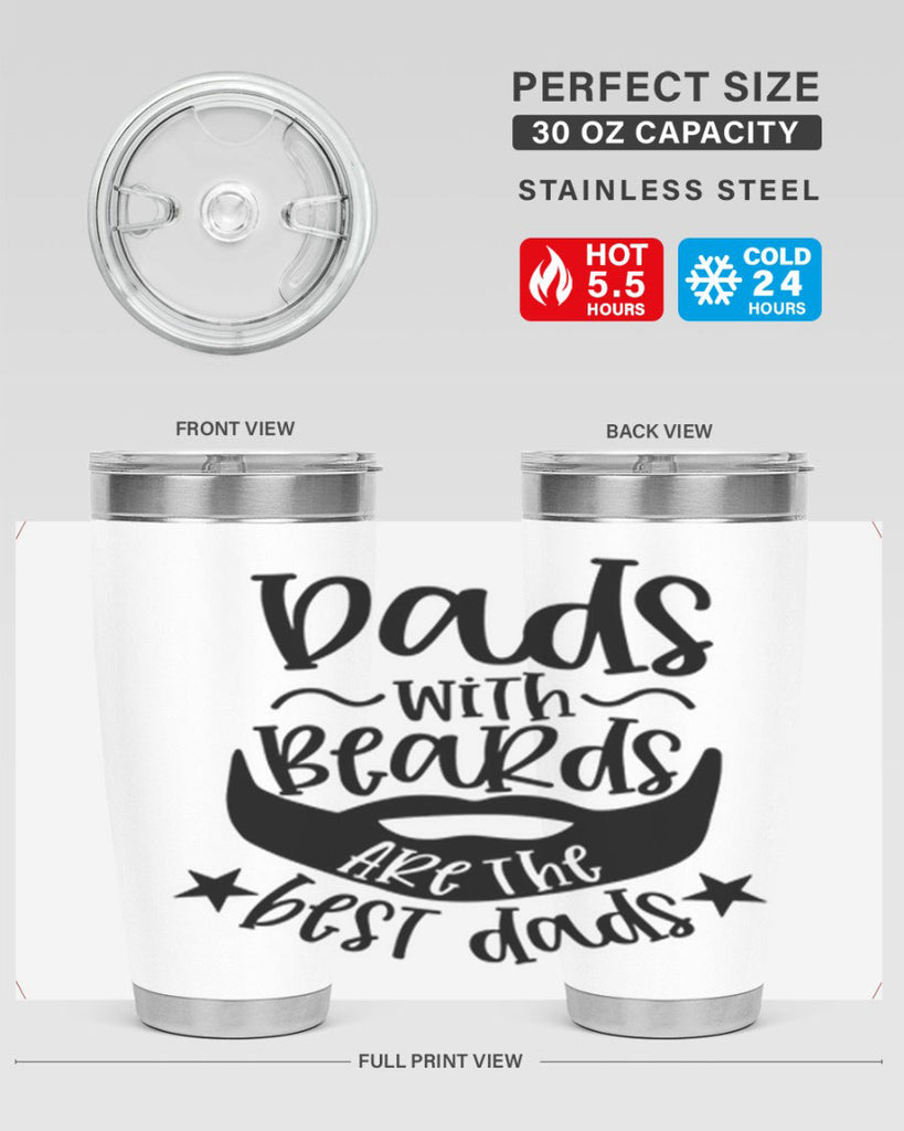 dads with beards are the best dads 53#- fathers day- Tumbler