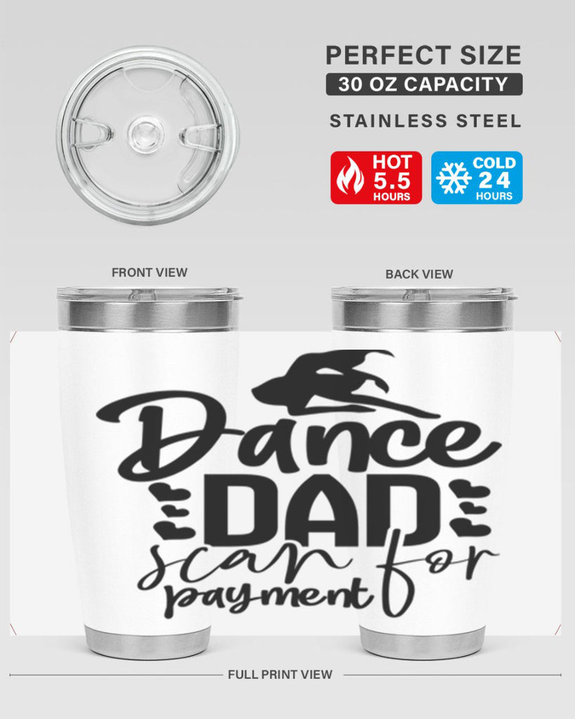 dance dad scan for payment 21#- ballet- Tumbler