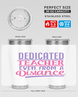 dedicated teacher even from a distance Style 53#- corona virus- Cotton Tank