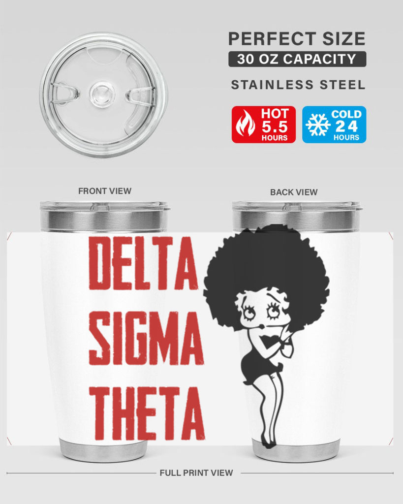 delta sigma theta 5#- black words phrases- Cotton Tank