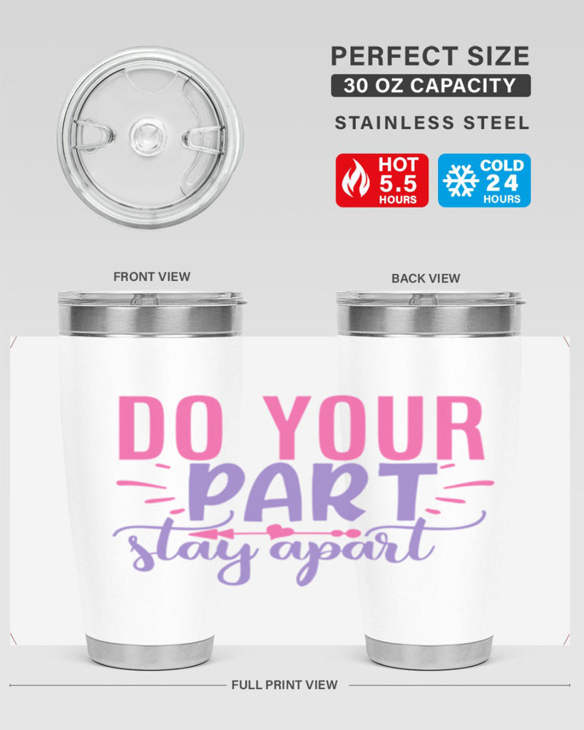 do your part stay apart Style 52#- corona virus- Cotton Tank