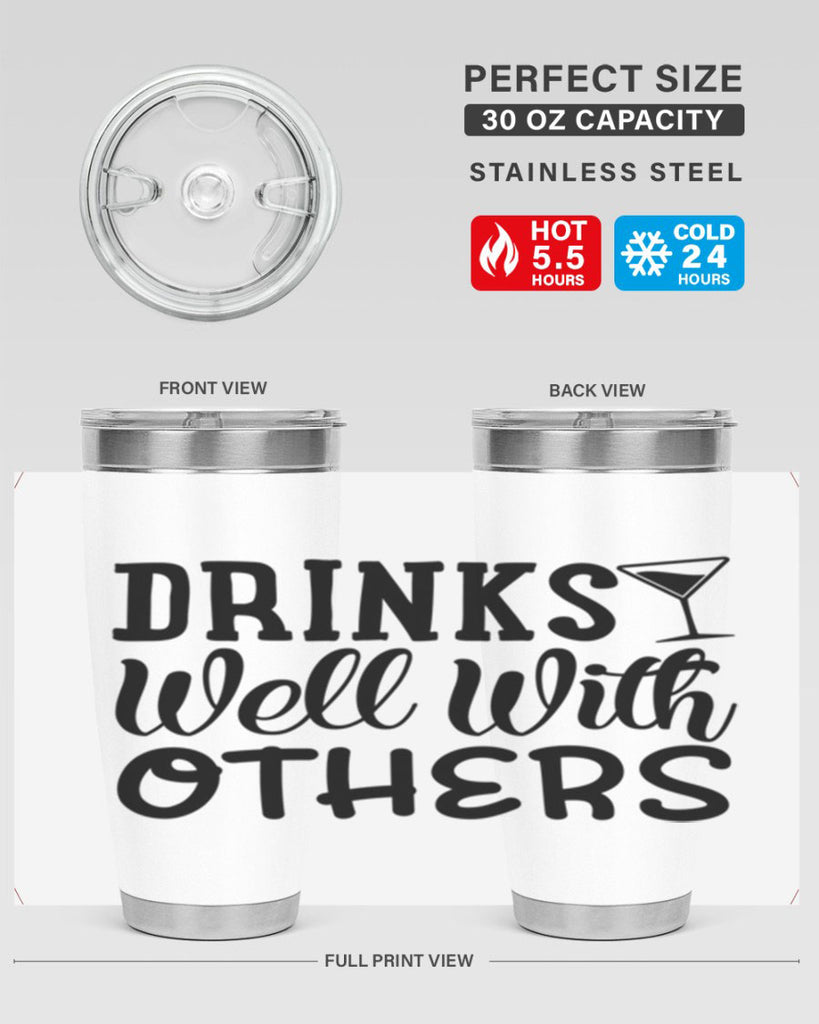 drinks well with others 128#- beer- Tumbler