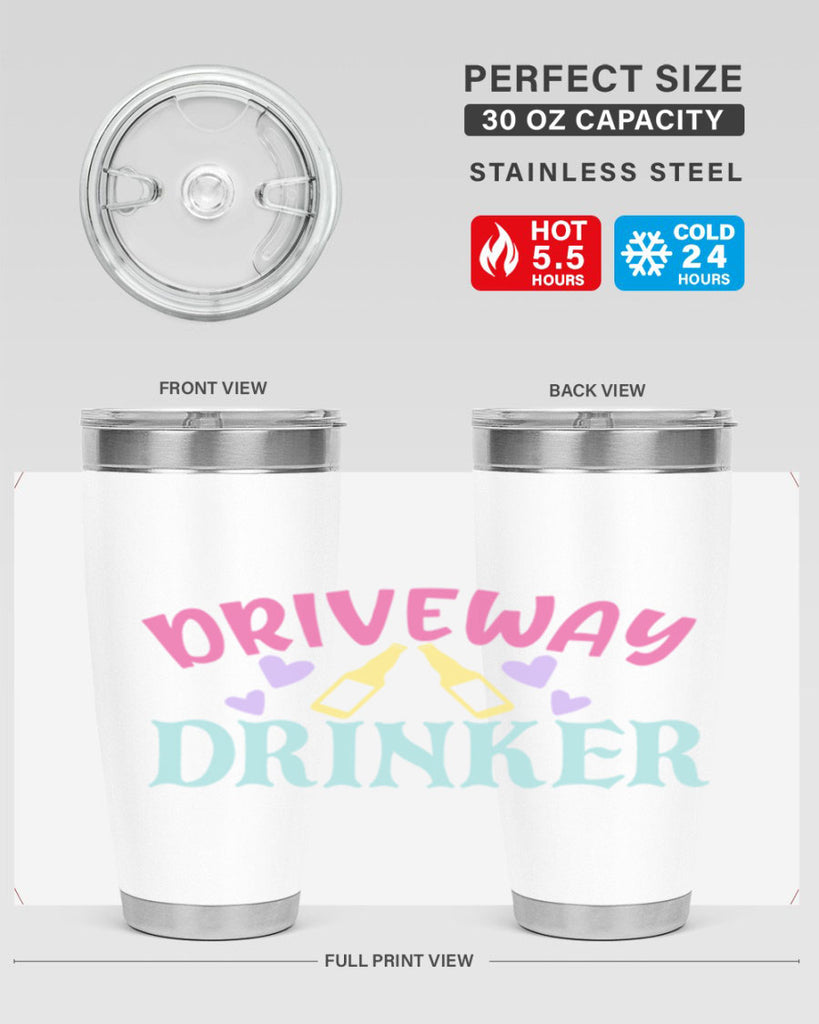 driveway drinker 127#- beer- Tumbler