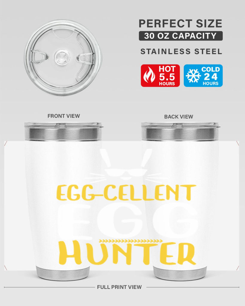 egg cellent egg hunter 82#- easter- Tumbler