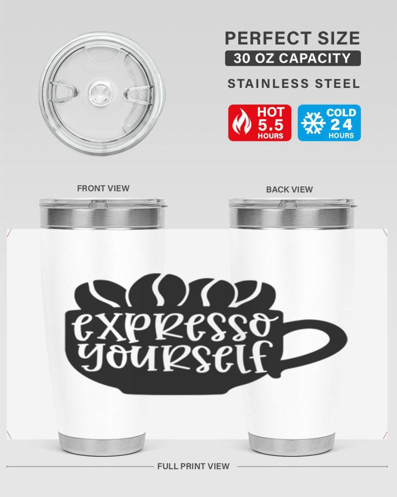 expresso yourself 56#- wine- Tumbler