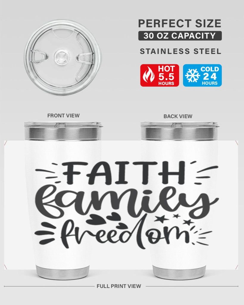 faith family freedom 43#- family- Tumbler
