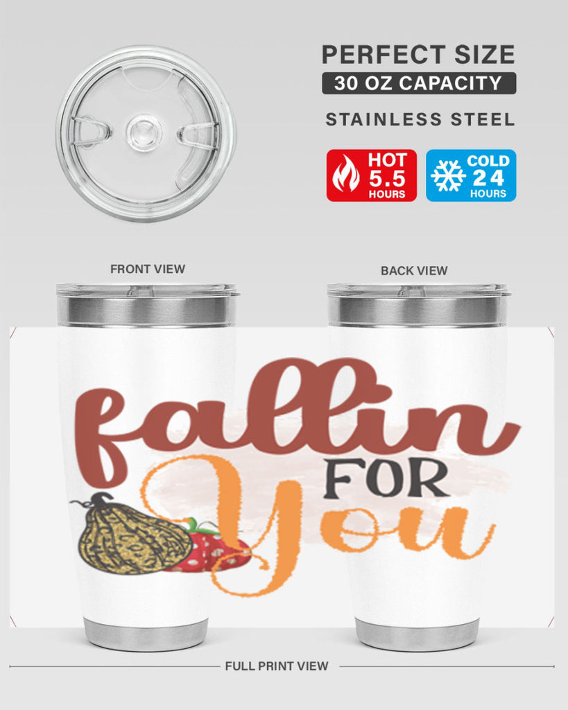 fallin for you 167#- fall- Tumbler