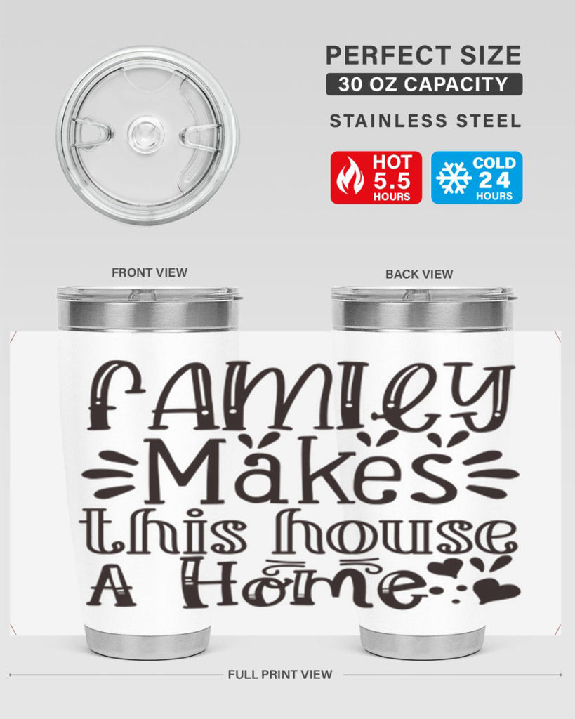 family makes this house a home 101#- home- Tumbler