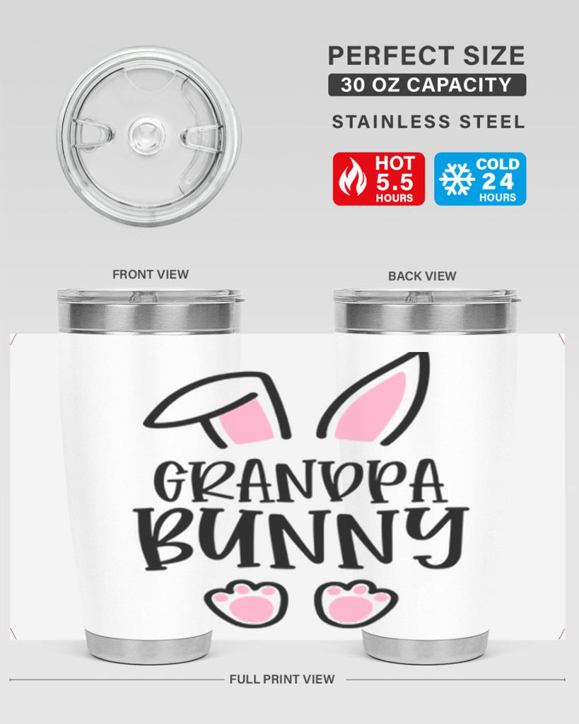 familygrandpa bunny 50#- easter- Tumbler