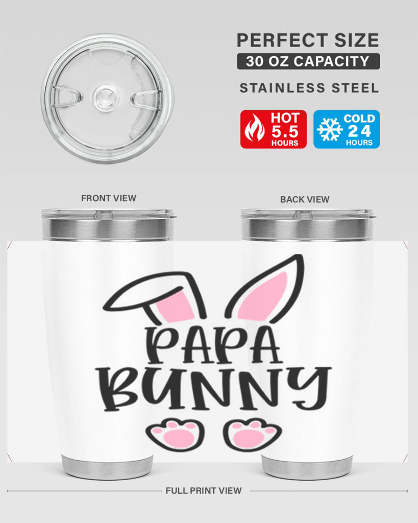 familypapa bunny 48#- easter- Tumbler