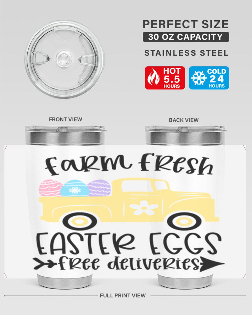 farm fresh easter eggs 46#- easter- Tumbler