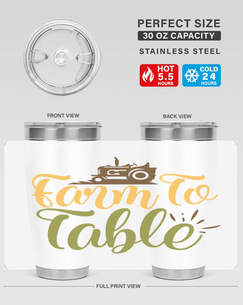 farm to table 11#- farming and gardening- Tumbler