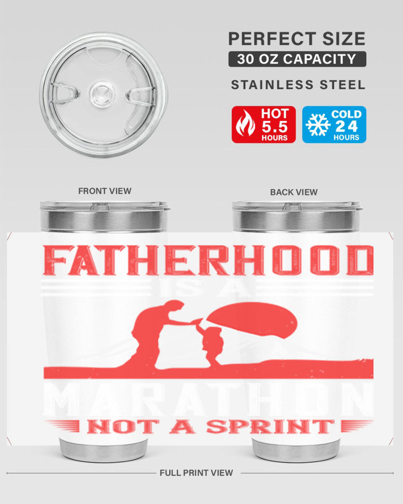 fatherhood is a marathon not a sprint 261#- fathers day- Tumbler