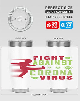 fight against corona virus Style 41#- corona virus- Cotton Tank