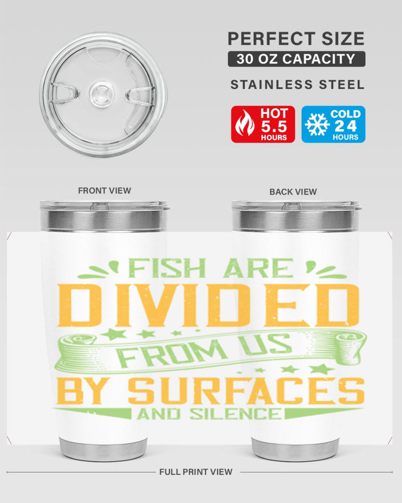 fish are divided from us by surfaces and silence 136#- vegan- Tumbler