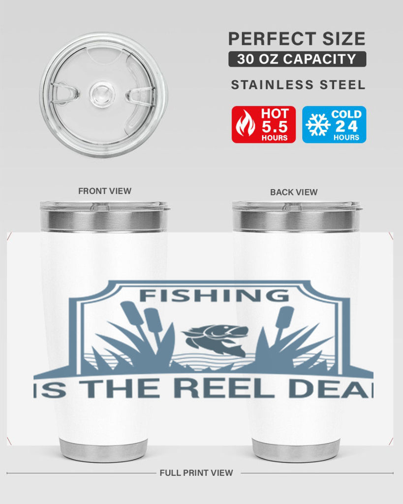 fishing is the real deal 138#- fishing- Tumbler