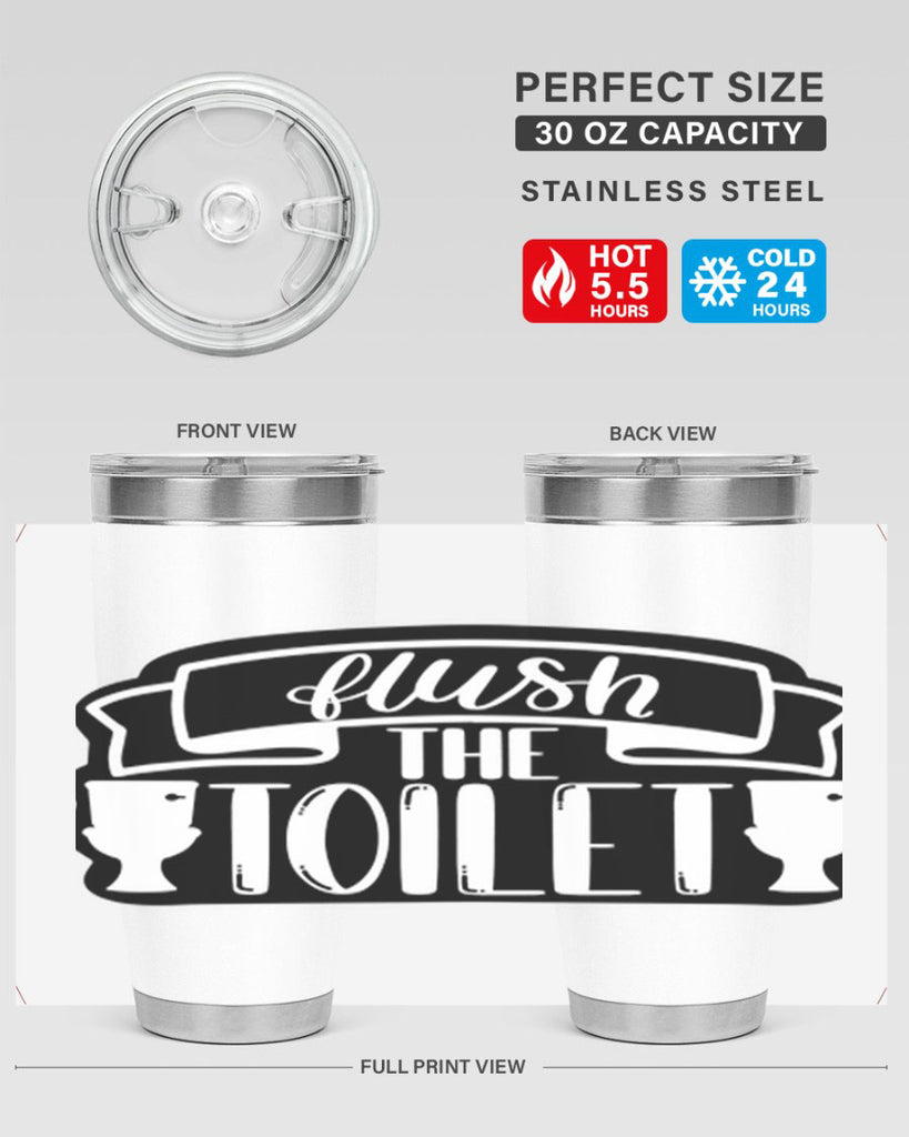 flush the toilet 40#- bathroom- Tumbler