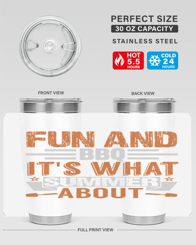 fun and bbq 44#- bbq- Tumbler