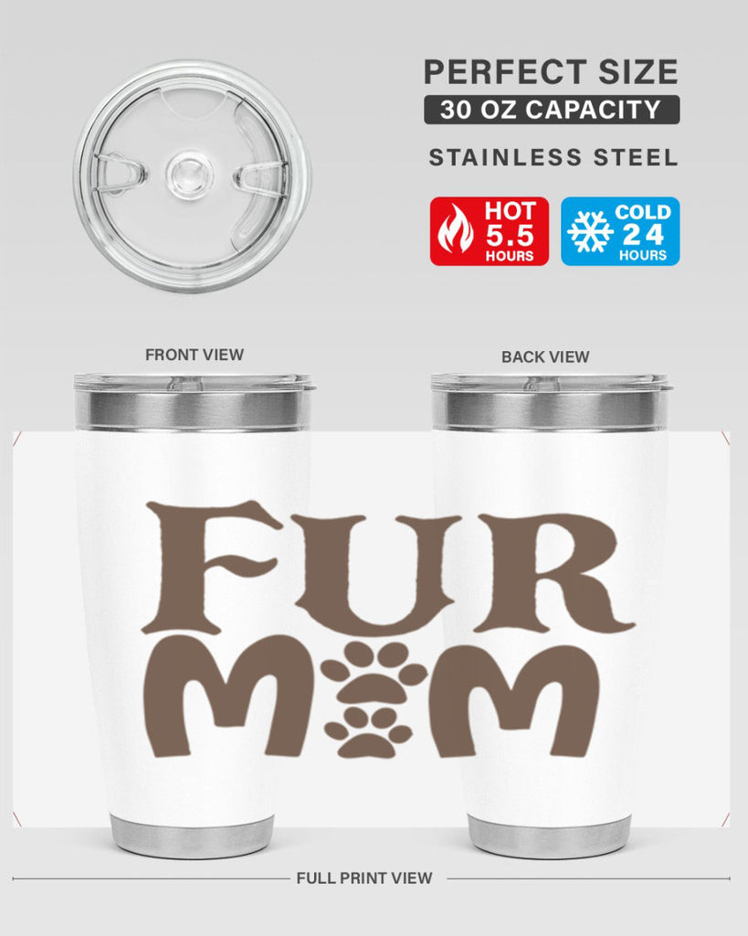 fur mom 266#- mom- Tumbler