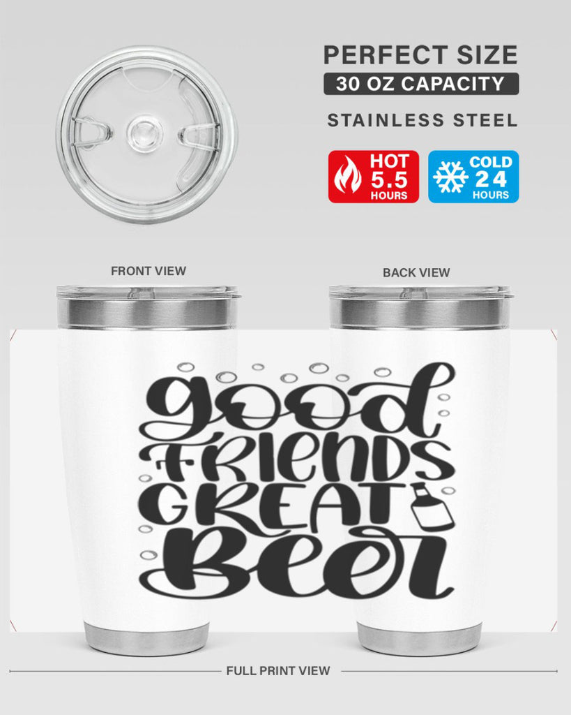 good friends great beer 38#- beer- Tumbler