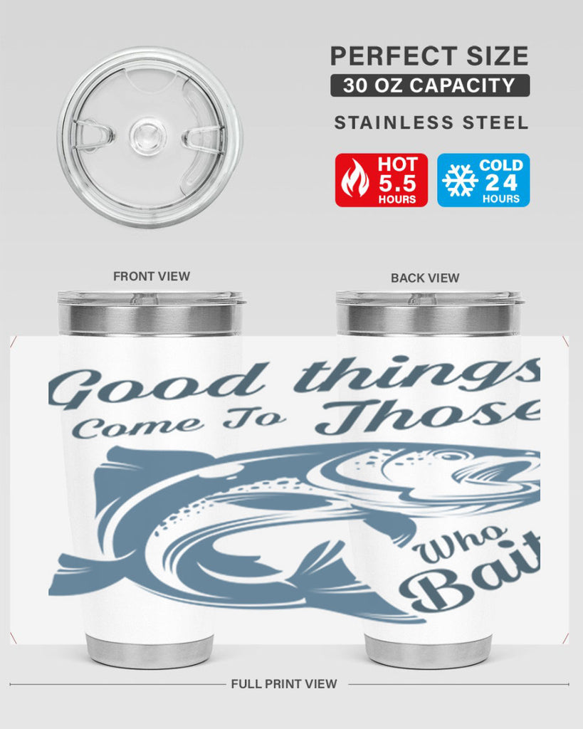 good things 127#- fishing- Tumbler