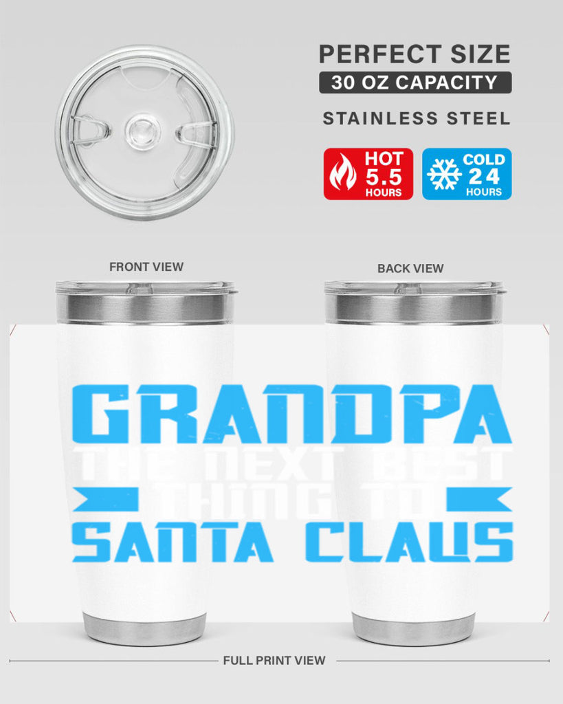 grandpa Santa Claus 109#- grandpa - papa- Tumbler