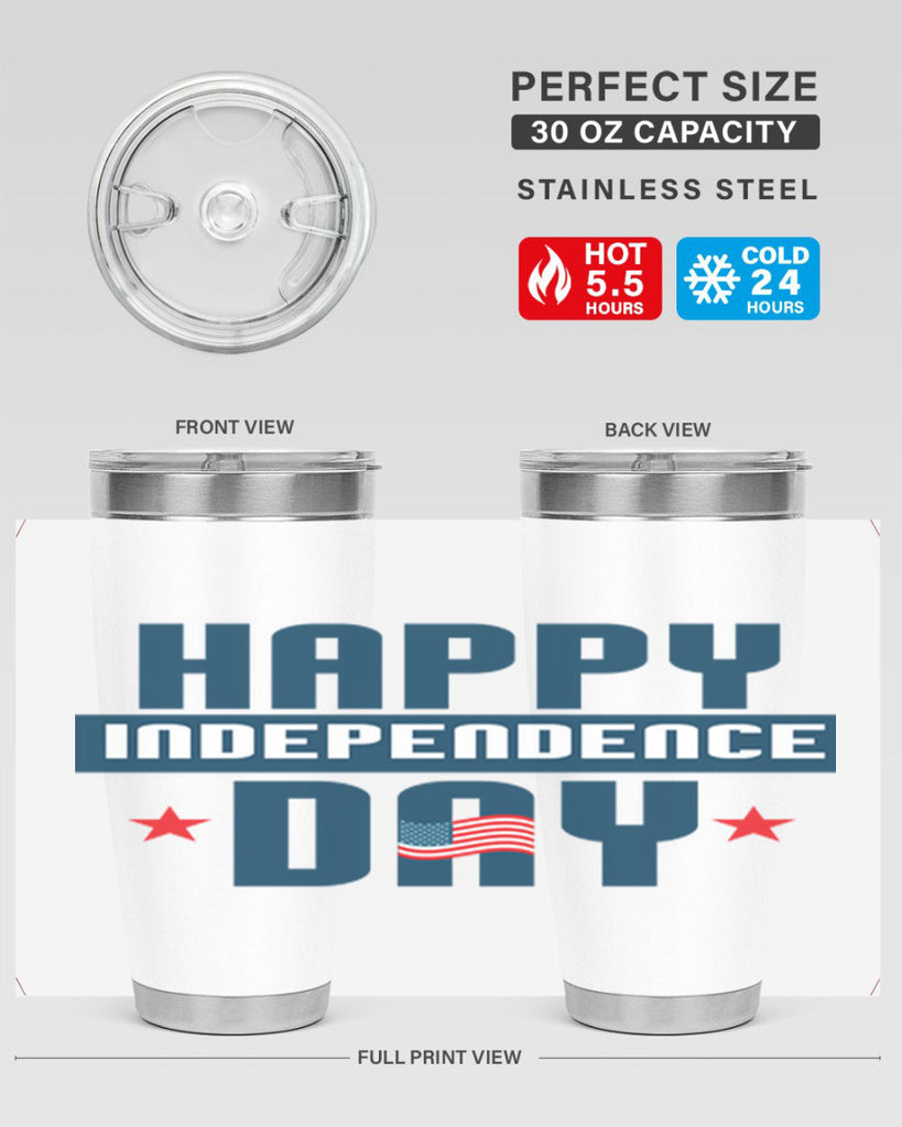 happy independence day Design Style 105#- Fourt Of July- Tumbler