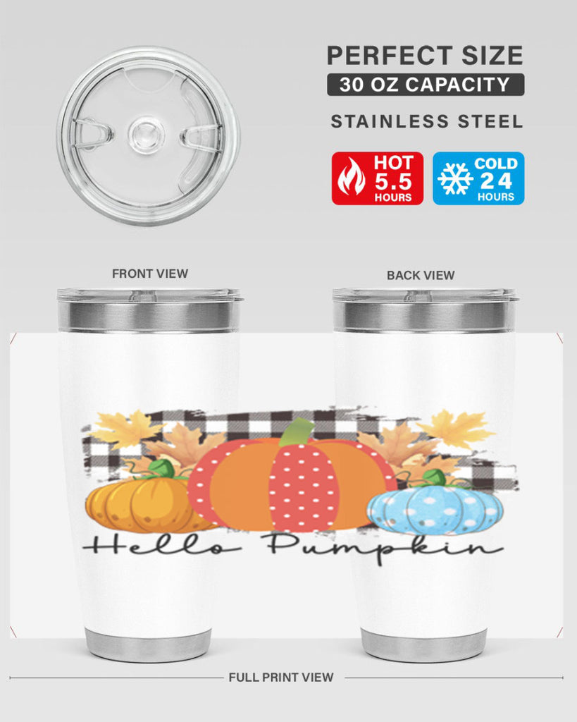 hello pumpkin 290#- fall- Tumbler