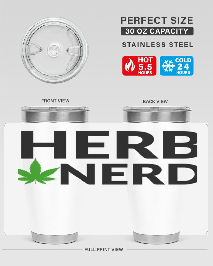 herb nerd 108#- marijuana- Tumbler