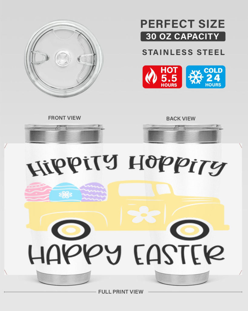 hippity hoppity happy 29#- easter- Tumbler