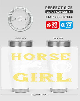 horse girl Style 51#- horse- Tumbler