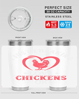 i just freaking love chickens ok Style 5#- chicken- Tumbler