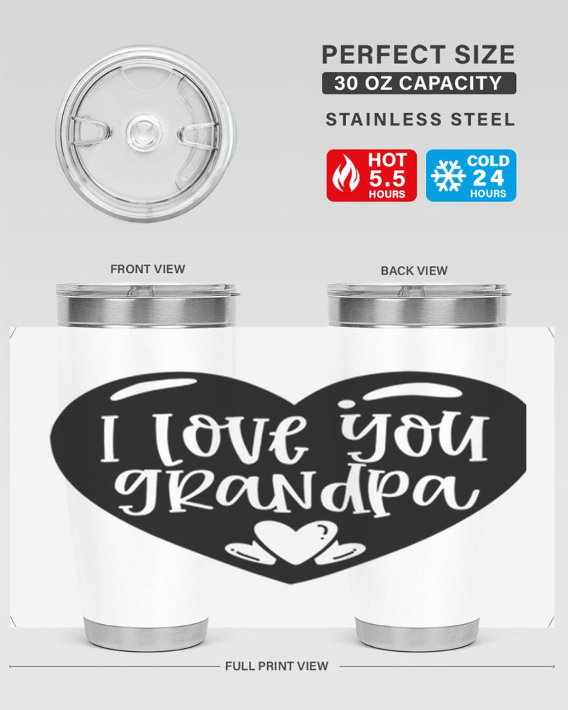 i love you grandpa 39#- fathers day- Tumbler