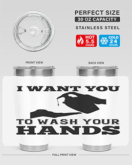 i want you to wash your hands Style 31#- corona virus- Cotton Tank