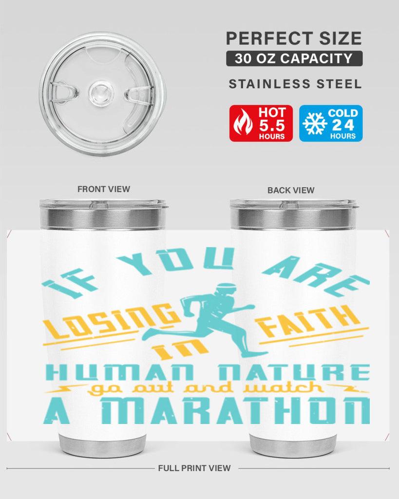 if you are losing faith in human nature go out and watch a marathon 37#- running- Tumbler