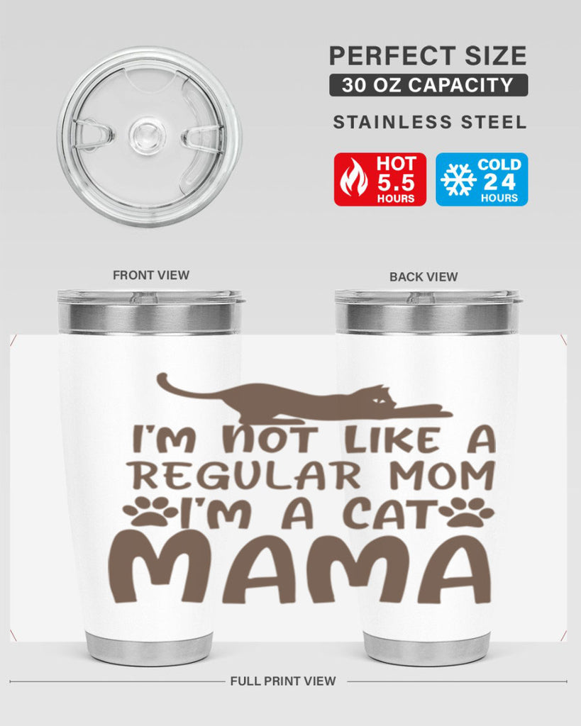 im not like a regular mom im a cat mama 256#- mom- Tumbler