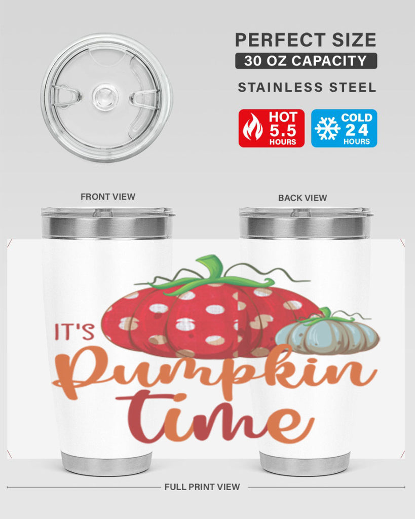 it s pumpkin time 368#- fall- Tumbler
