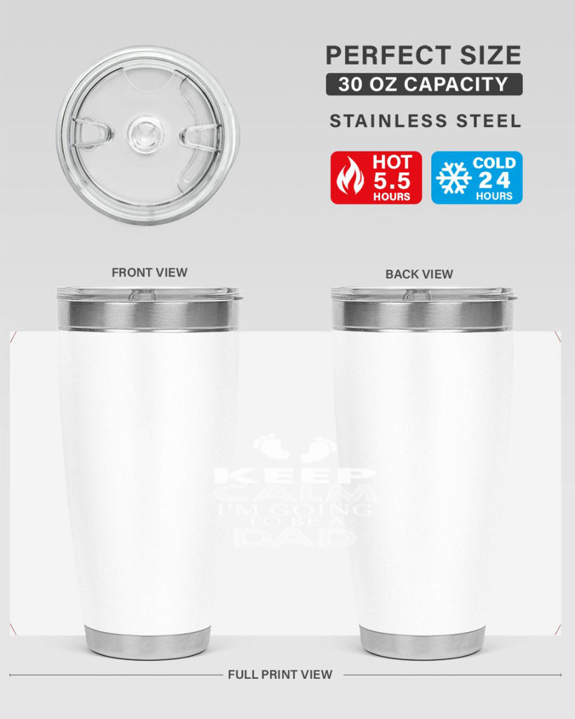 keep clam i am going to be a dad 2#- dad- Tumbler
