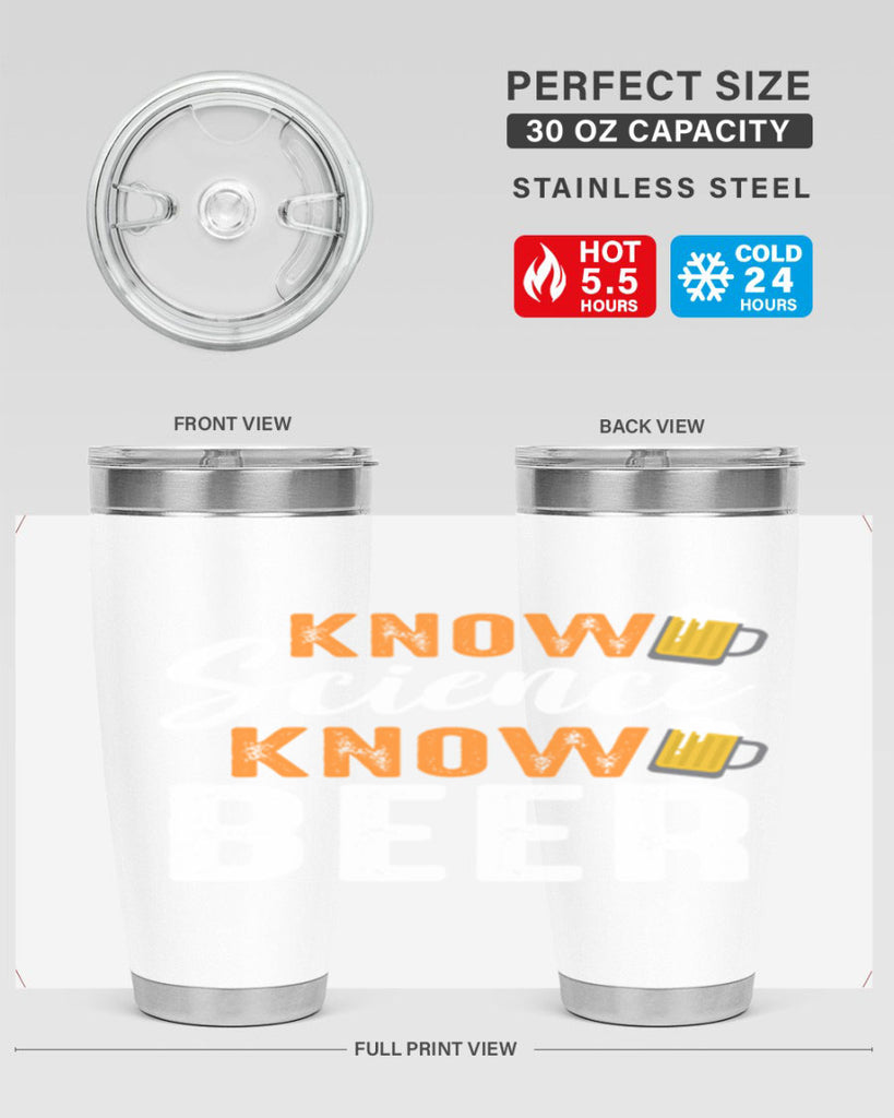 know science know beer 148#- beer- Tumbler