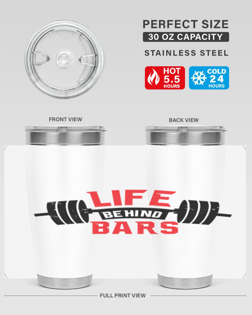 life behind bars 6#- gym- Tumbler