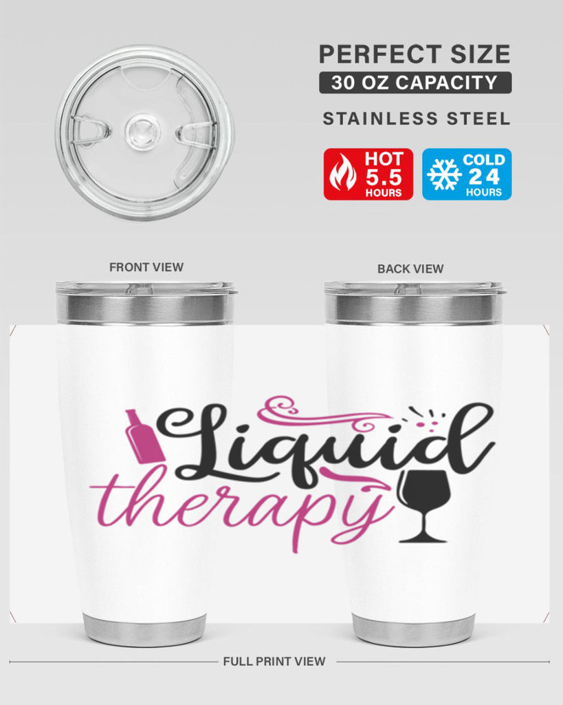 liquid therapy 185#- wine- Tumbler