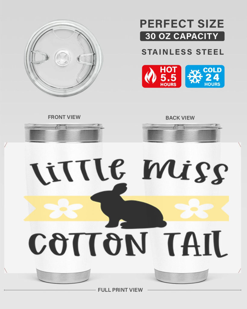 little miss cotton tail 17#- easter- Tumbler